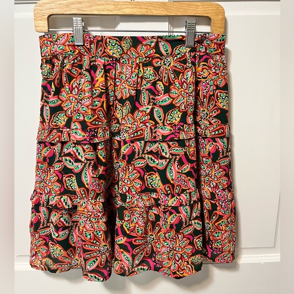 J. Crew Dresses & Skirts - Nwt J. Crew women’s floral tiered lined ruffle skirt size s small new